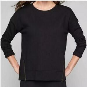 Athleta Cityscape oversized black sweatshirt. Size XS